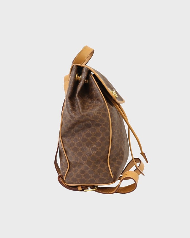 CELINE マカダム柄ガンチーニ金具リュックサック | Hedy