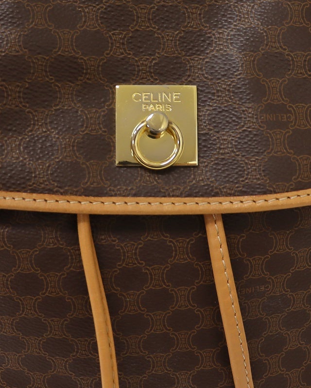 CELINE マカダム柄ガンチーニ金具リュックサック | Hedy