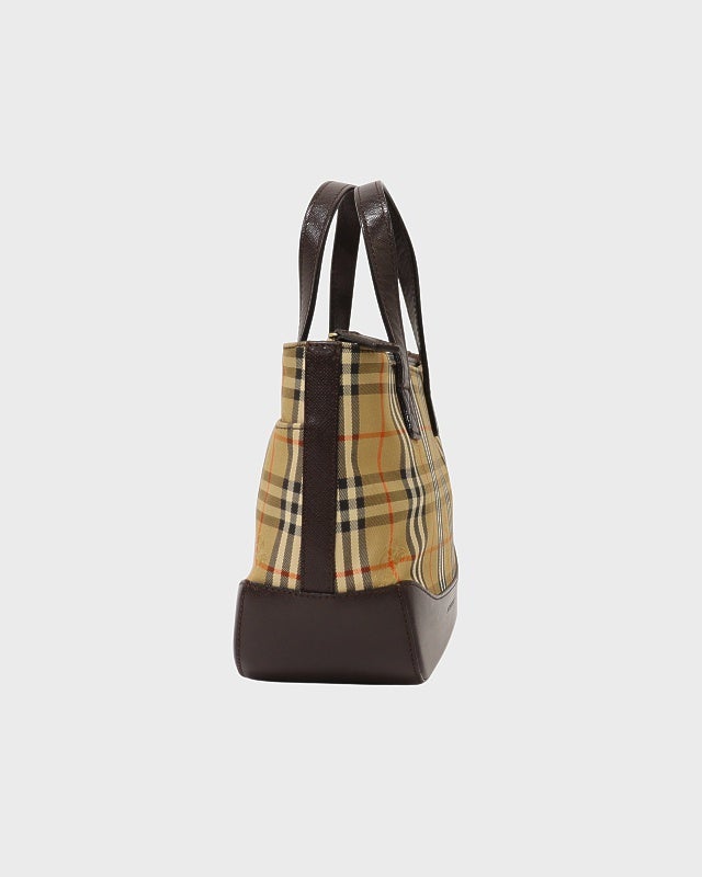 BURBERRY チェック柄ミニハンドバッグ | Hedy