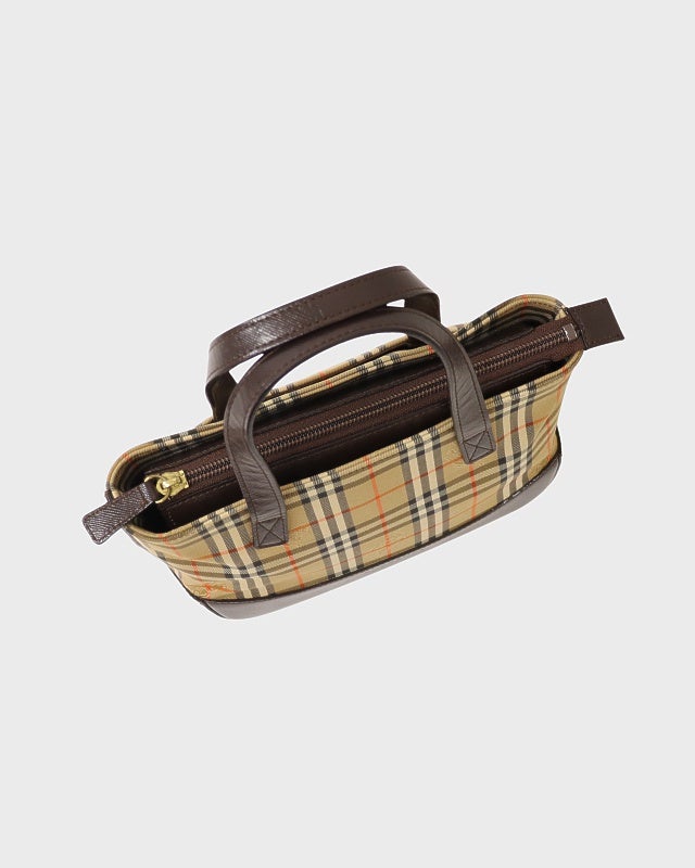 BURBERRY チェック柄ミニハンドバッグ | Hedy