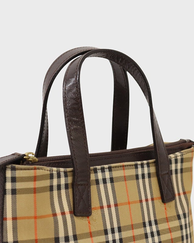 な*屋様 Burberry チェック柄 ハンドバッグ&ポーチセット BURBERRY チェック柄ミニハンドバッグ | Hedy