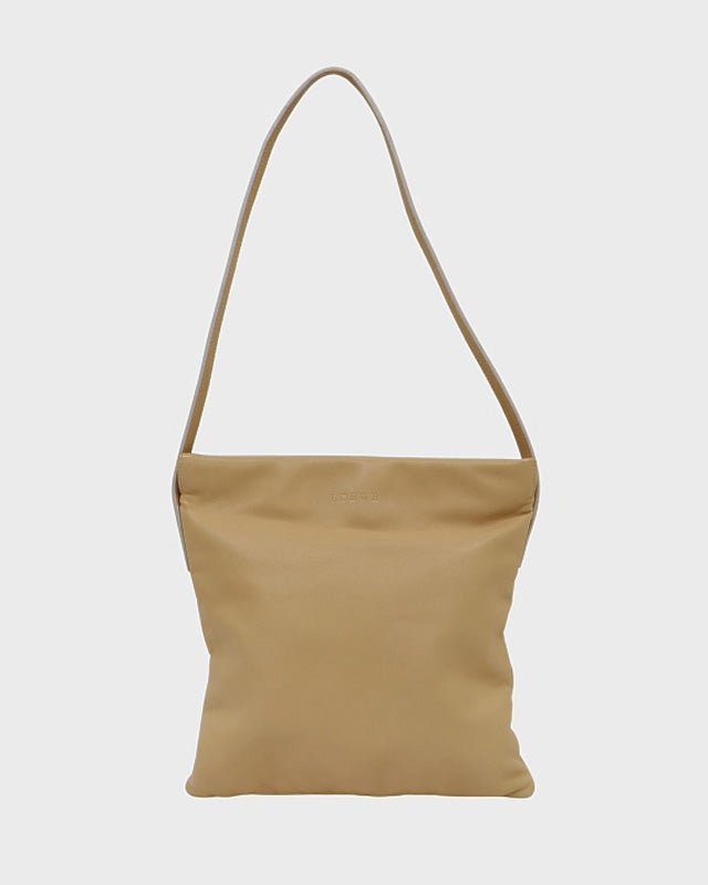 LOEWE オールド/ナッパレザー /ショルダーバッグ/ヴィンテージ LOEWE ロゴナッパレザーショルダーバッグ | Hedy