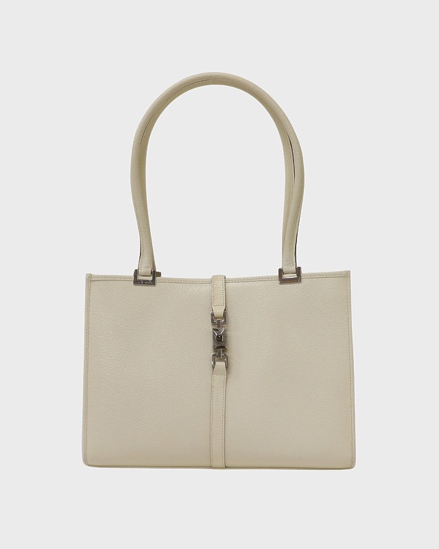 GUCCI ジャッキーレザーハンドバッグ | Hedy