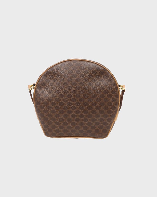 CELINE マカダム柄ガンチーニ金具ショルダーバッグ | Hedy