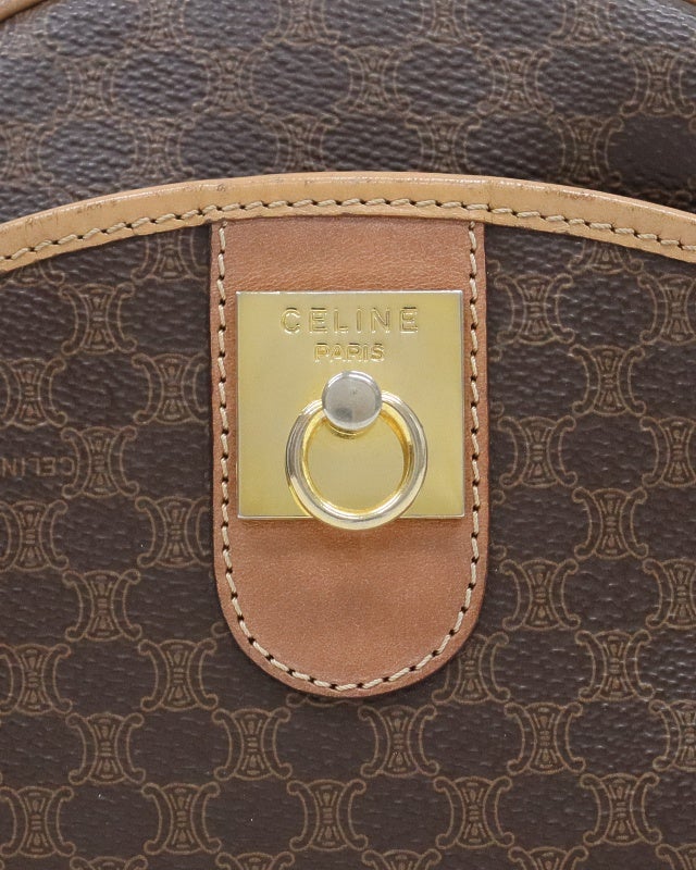 CELINE マカダム柄ガンチーニ金具ショルダーバッグ | Hedy
