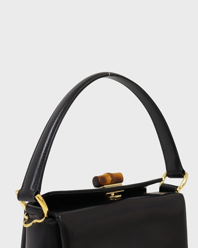 GUCCI バンブーターンロックレザー2Wayバッグ | Hedy