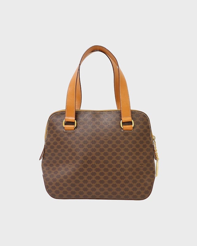 CELINE マカダム柄ハンドバッグ | Hedy