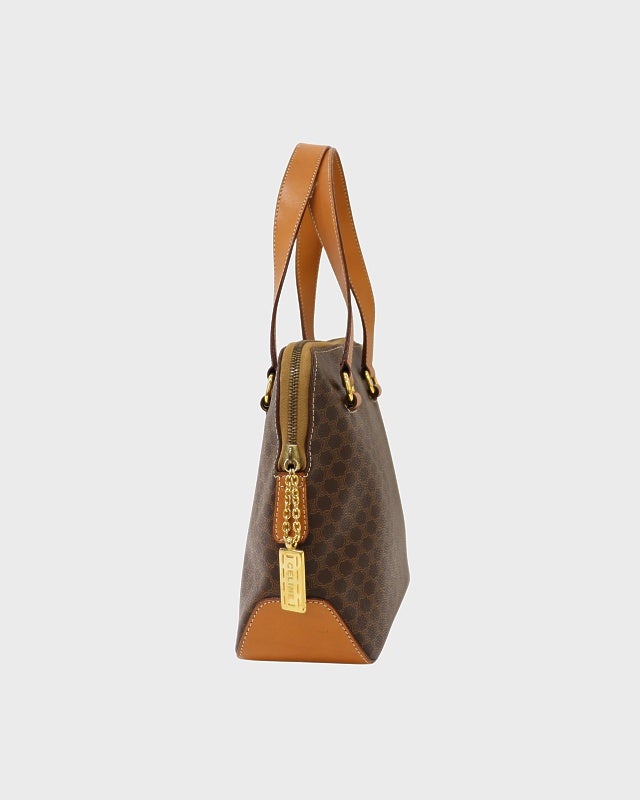CELINE マカダム柄ハンドバッグ | Hedy
