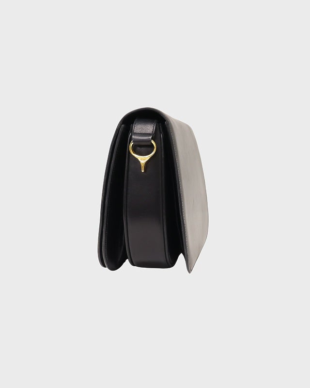 CELINE 金具レザーショルダーバッグ | Hedy