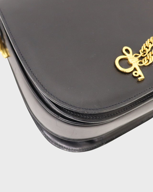 CELINE 金具レザーショルダーバッグ | Hedy