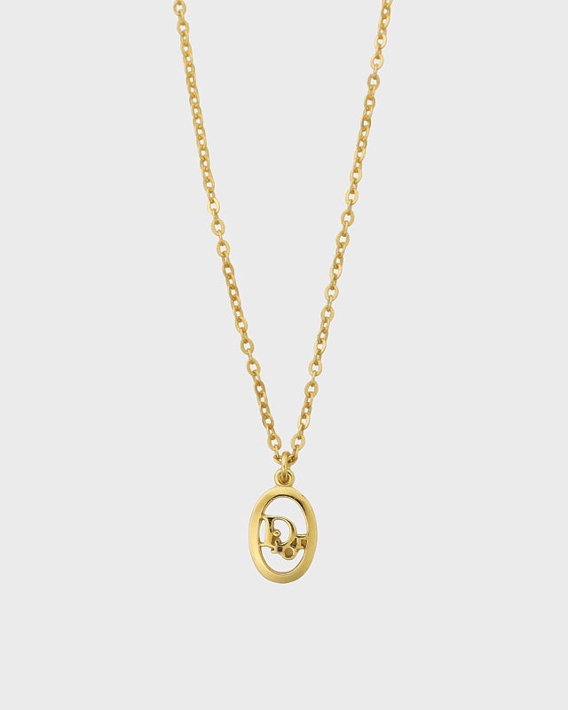 DIOR ロゴオーバルネックレス | Hedy
