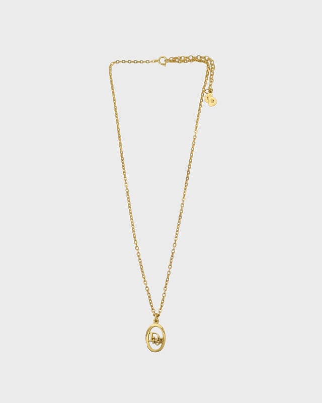 DIOR ロゴオーバルネックレス | Hedy
