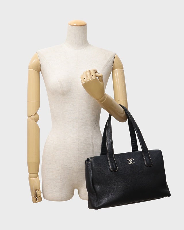 CHANEL COCOキャビアスキントートバッグ | Hedy