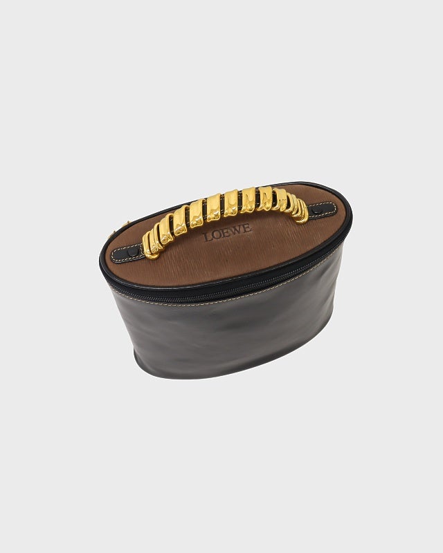 LOEWE ベラスケスレザーバニティバッグ | Hedy