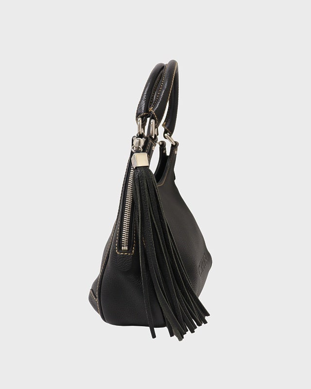 CHANEL タッセル付きキャビアスキンハンドバッグ | Hedy