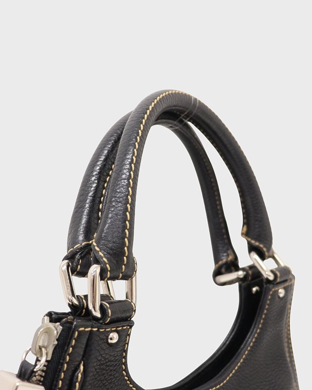 CHANEL タッセル付きキャビアスキンハンドバッグ | Hedy