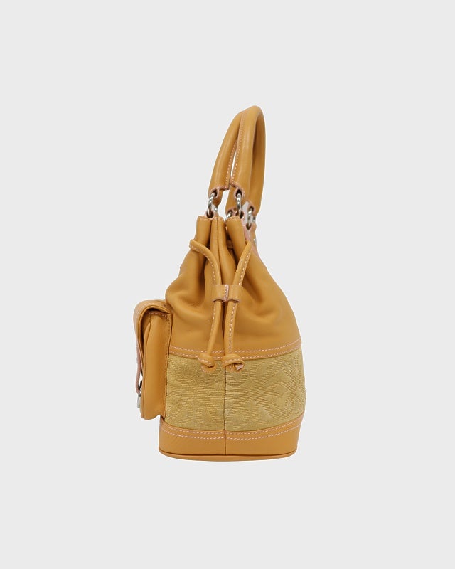 LOEWE スエードレザーハンドバッグ LOEWE アナグラムスエードレザーハンドバッグ | Hedy