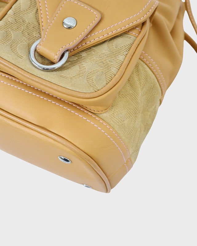 LOEWE アナグラムスエードレザーハンドバッグ | Hedy