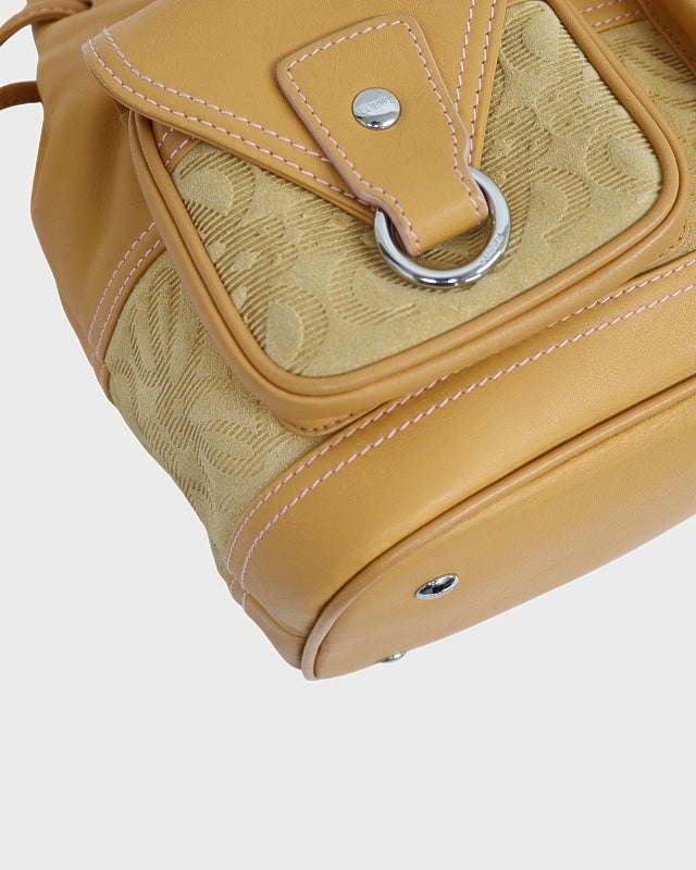 LOEWE アナグラムスエードレザーハンドバッグ | Hedy