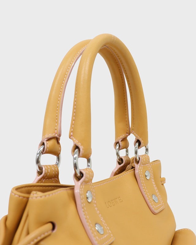 LOEWE アナグラムスエードレザーハンドバッグ | Hedy