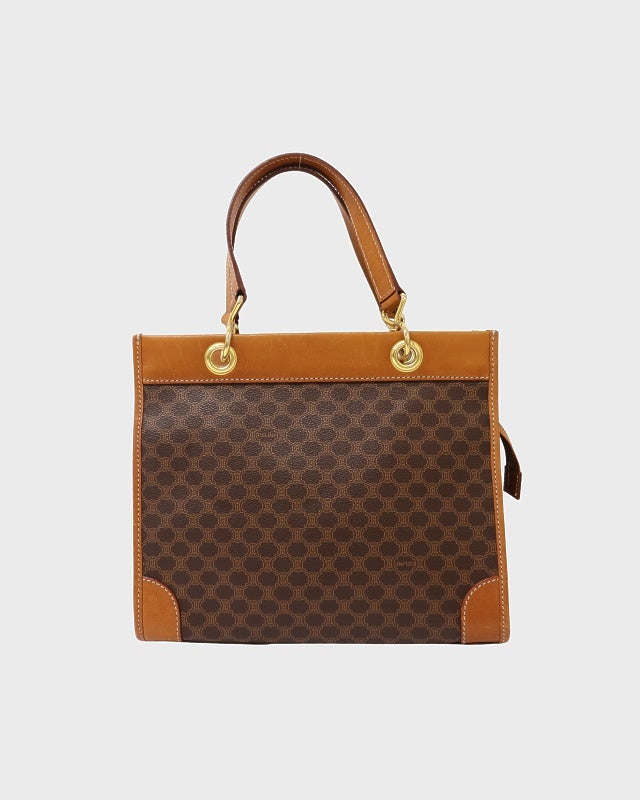 CELINE マカダム柄ハンドバッグ | Hedy