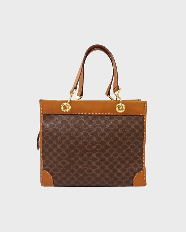 CELINE マカダム柄ハンドバッグ | Hedy