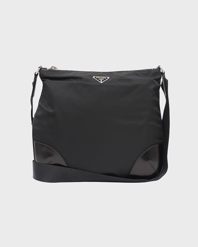 PRADA 三角ロゴ金具ナイロンレザーショルダーバッグ | Hedy PRADA 三角ロゴ金具ナイロンレザーショルダーバッグ | Hedy