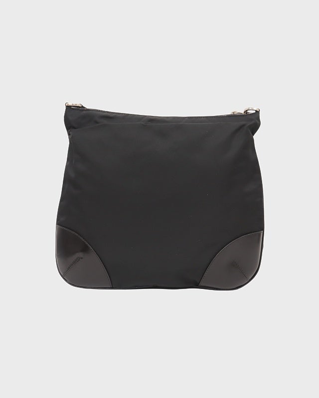 PRADA 三角ロゴ金具ナイロンレザーショルダーバッグ | Hedy
