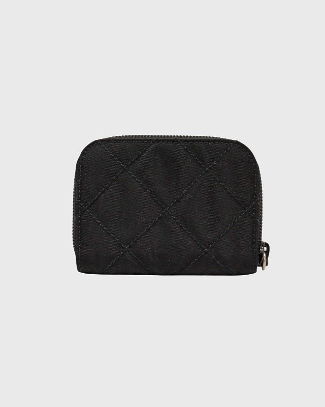 PRADA 三角ロゴ金具キルティングナイロンコインケース | Hedy