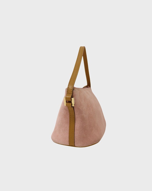 GUCCI ロゴ金具スエードミニハンドバッグ | Hedy