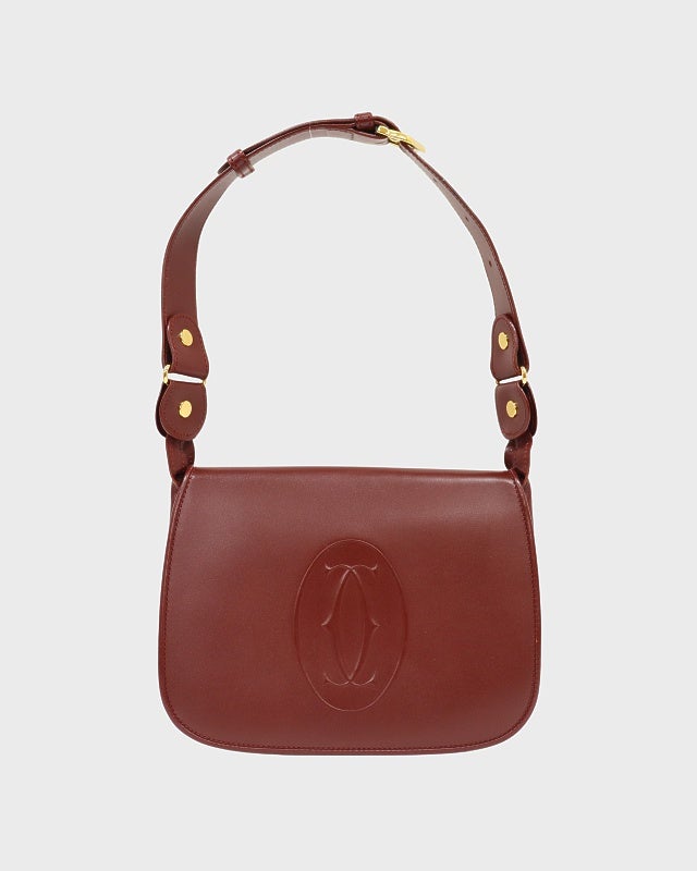 Cartier マストラインレザーショルダーバッグ | Hedy