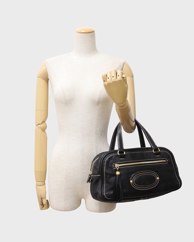 LOEWE アナグラムレザーステッチハンドバッグ | Hedy
