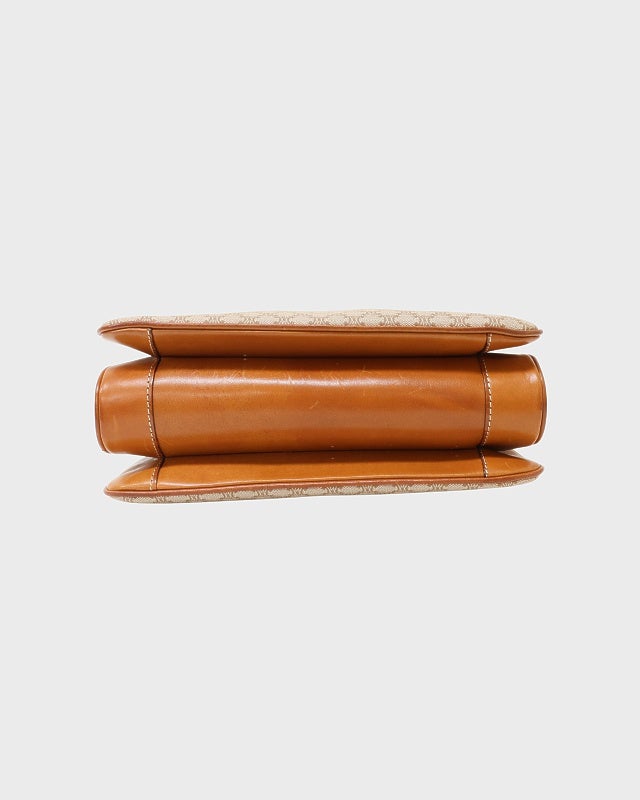 CELINE マカダム柄ブラゾン刻印ショルダーバッグ | Hedy