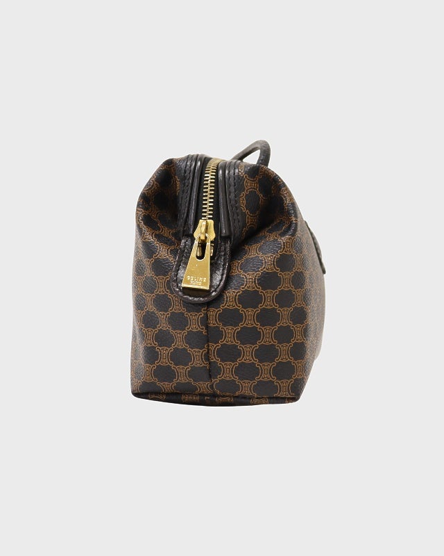 CELINE マカダム柄ブラゾン刻印ショルダーバッグ | Hedy