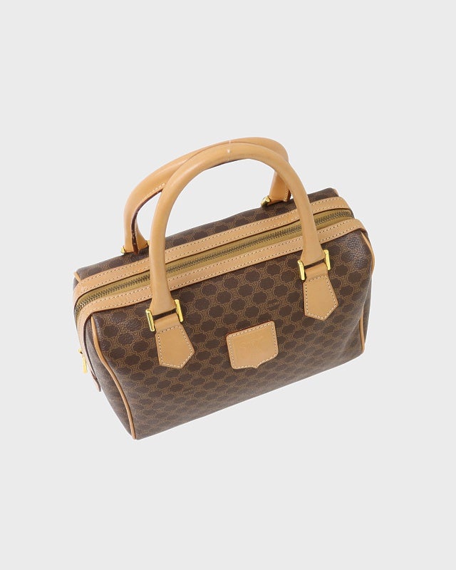 CELINE マカダム柄ブラゾン刻印2Wayボストンバッグ | Hedy