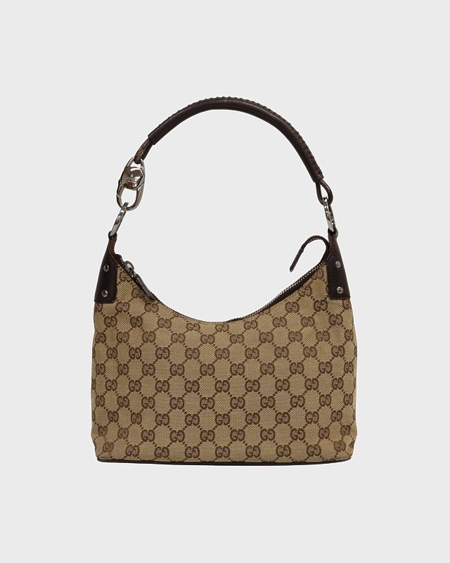 GUCCI GGキャンバスレザーワンショルダーバッグ | Hedy