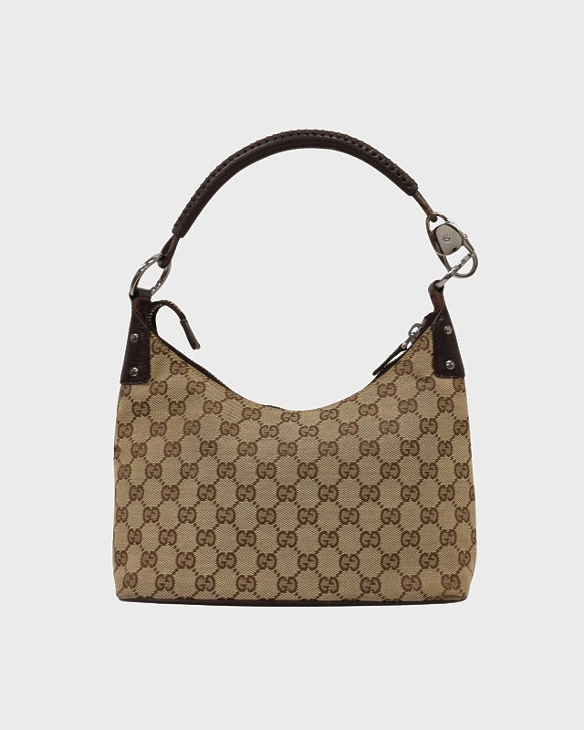 GUCCI GGキャンバスレザーワンショルダーバッグ | Hedy