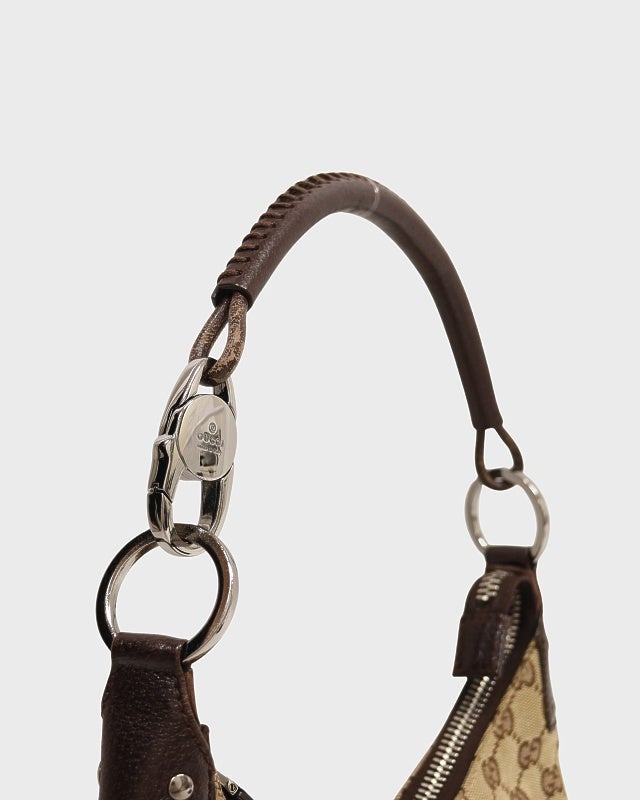 GUCCI GGキャンバスレザーワンショルダーバッグ | Hedy