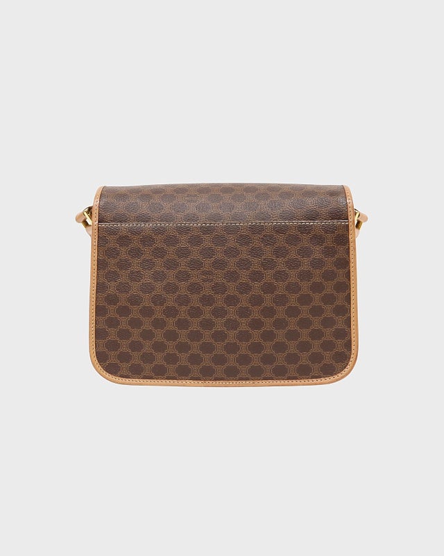 CELINE マカダム柄サークルロゴショルダーバッグ | Hedy