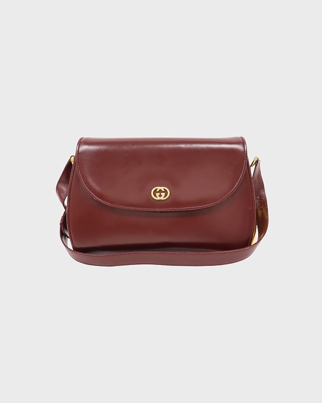 GUCCI ロゴ金具レザーショルダーバッグ | Hedy
