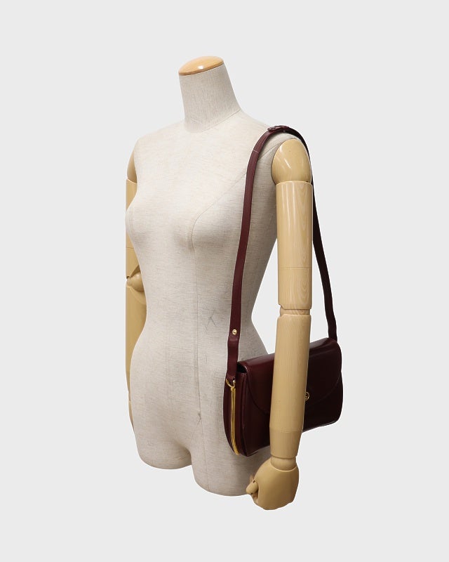GUCCI ロゴ金具レザーショルダーバッグ | Hedy