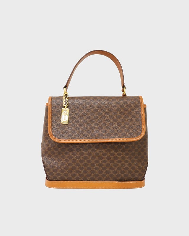専用出品 galaxy様 CELINE マカダム柄 ハンドバッグ CELINE チャーム付きマカダム柄2Wayバッグ | Hedy