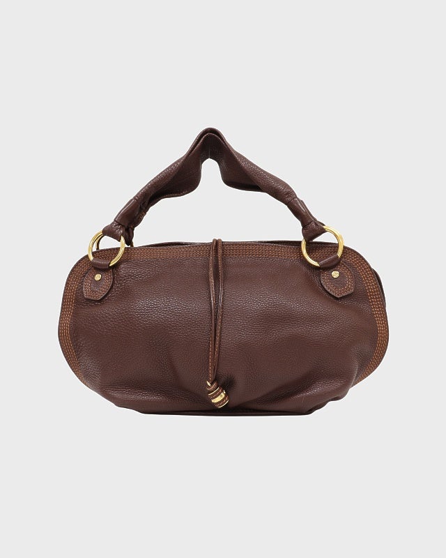 CELINE ビタースウィートレザーハンドバッグ | Hedy