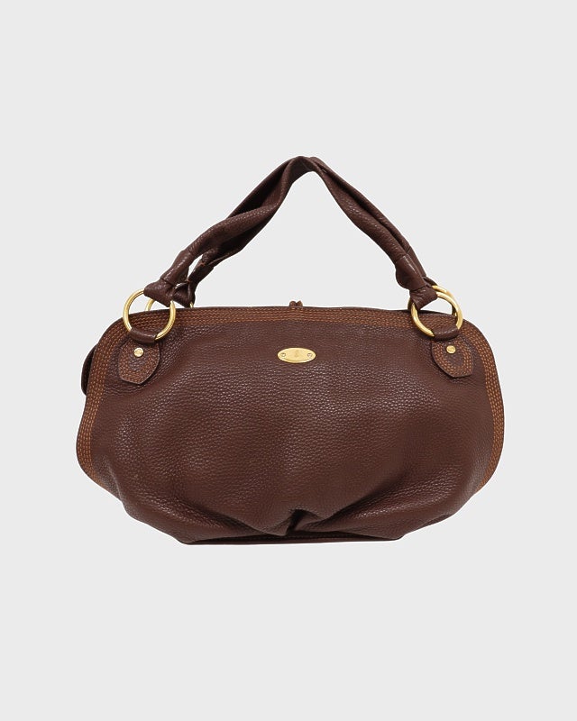 CELINE ビタースウィートレザーハンドバッグ | Hedy