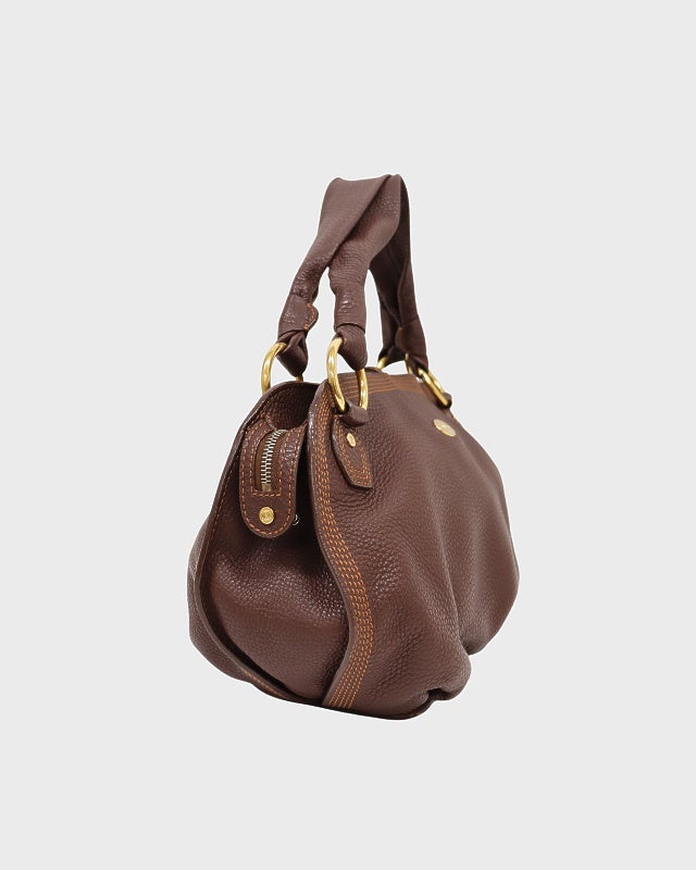 CELINE ビタースウィートレザーハンドバッグ | Hedy