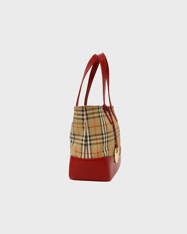 BURBERRY チェック柄ハンドバッグ | Hedy