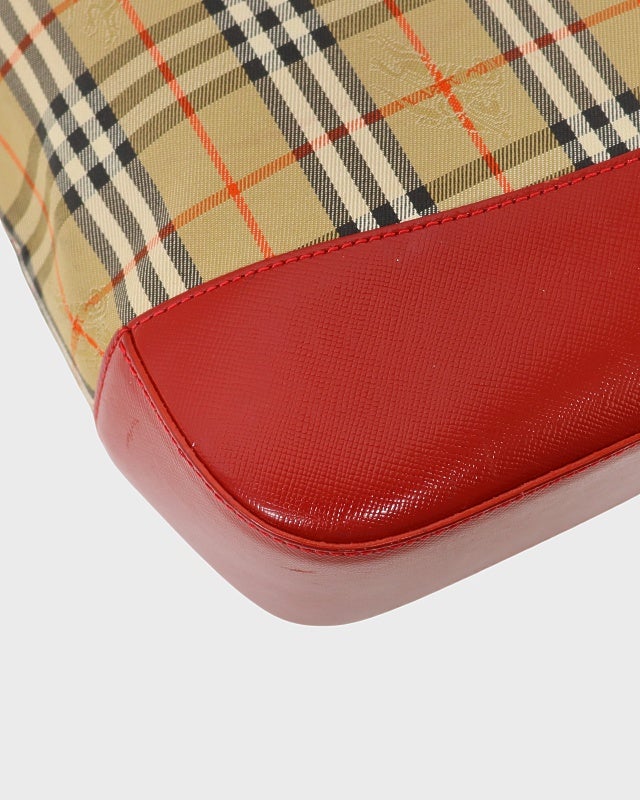 BURBERRY チェック柄ハンドバッグ | Hedy