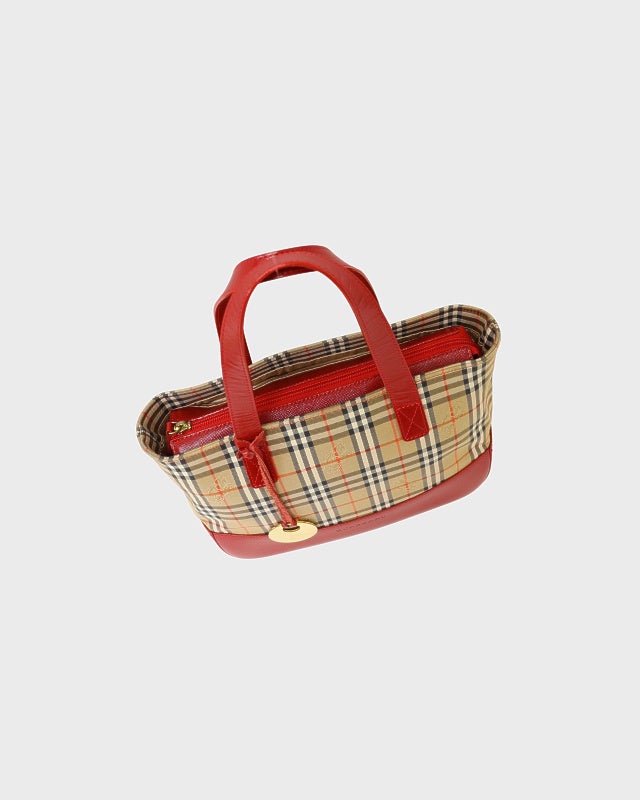 BURBERRY チェック柄ハンドバッグ | Hedy