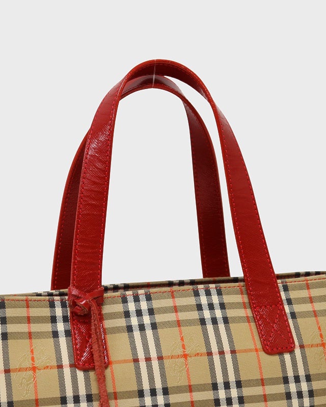 BURBERRY チェック柄ハンドバッグ | Hedy