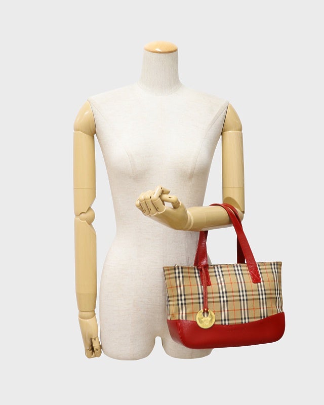 BURBERRY チェック柄ハンドバッグ | Hedy